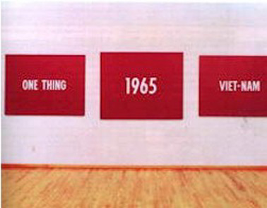 Three frames in order reading One thing, 1965, VIET-NAM